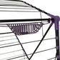Uscator de rufe metalic Genius Dublu Maestro ERTONE G95U, 130x60x123cm, 6 randuri de suport, pliabil, sustine 20 Kg