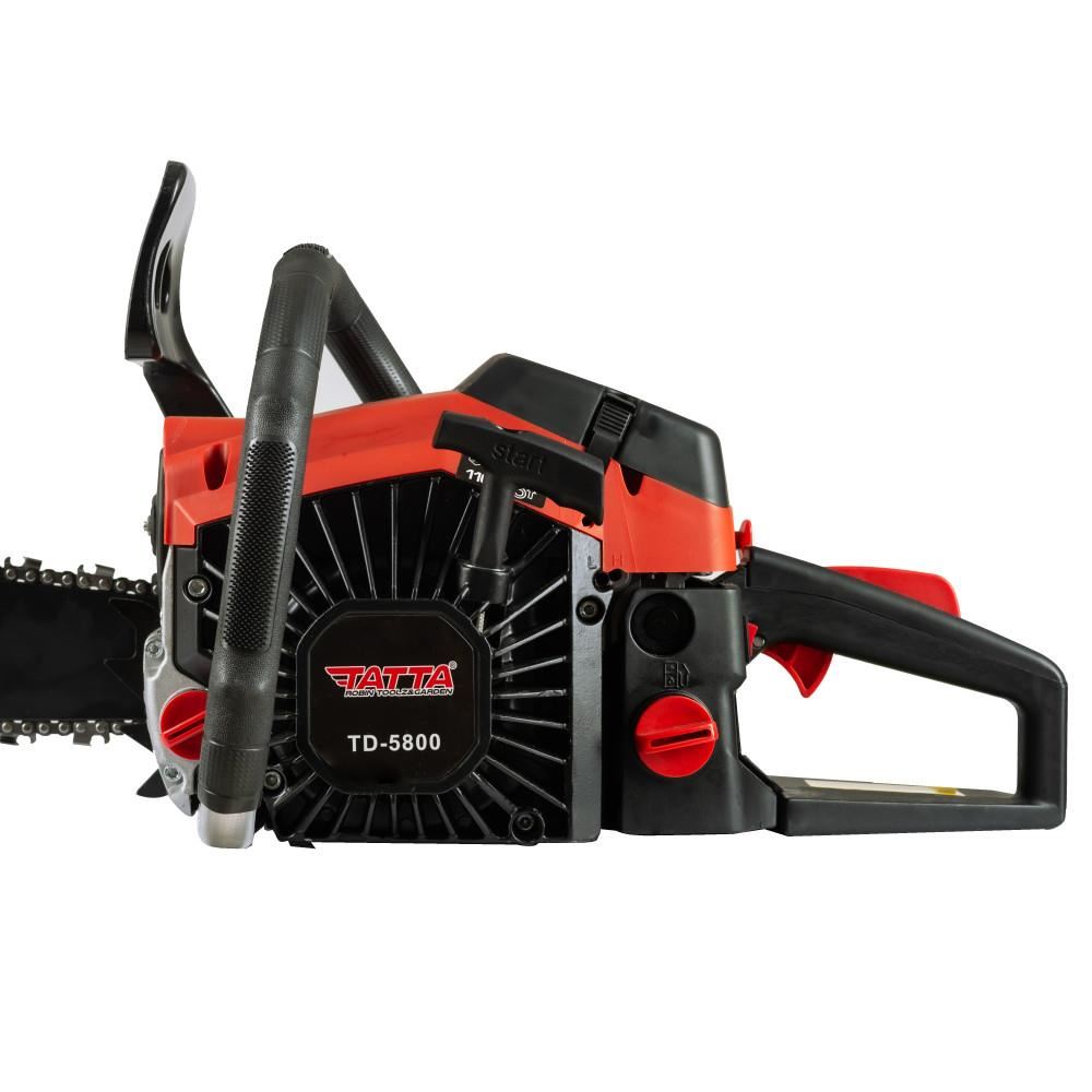 Drujba profesionala cu lant Tatta TD5800, 3.54 CP, 58 CC, 0.55 l, benzina, Lant, Sina