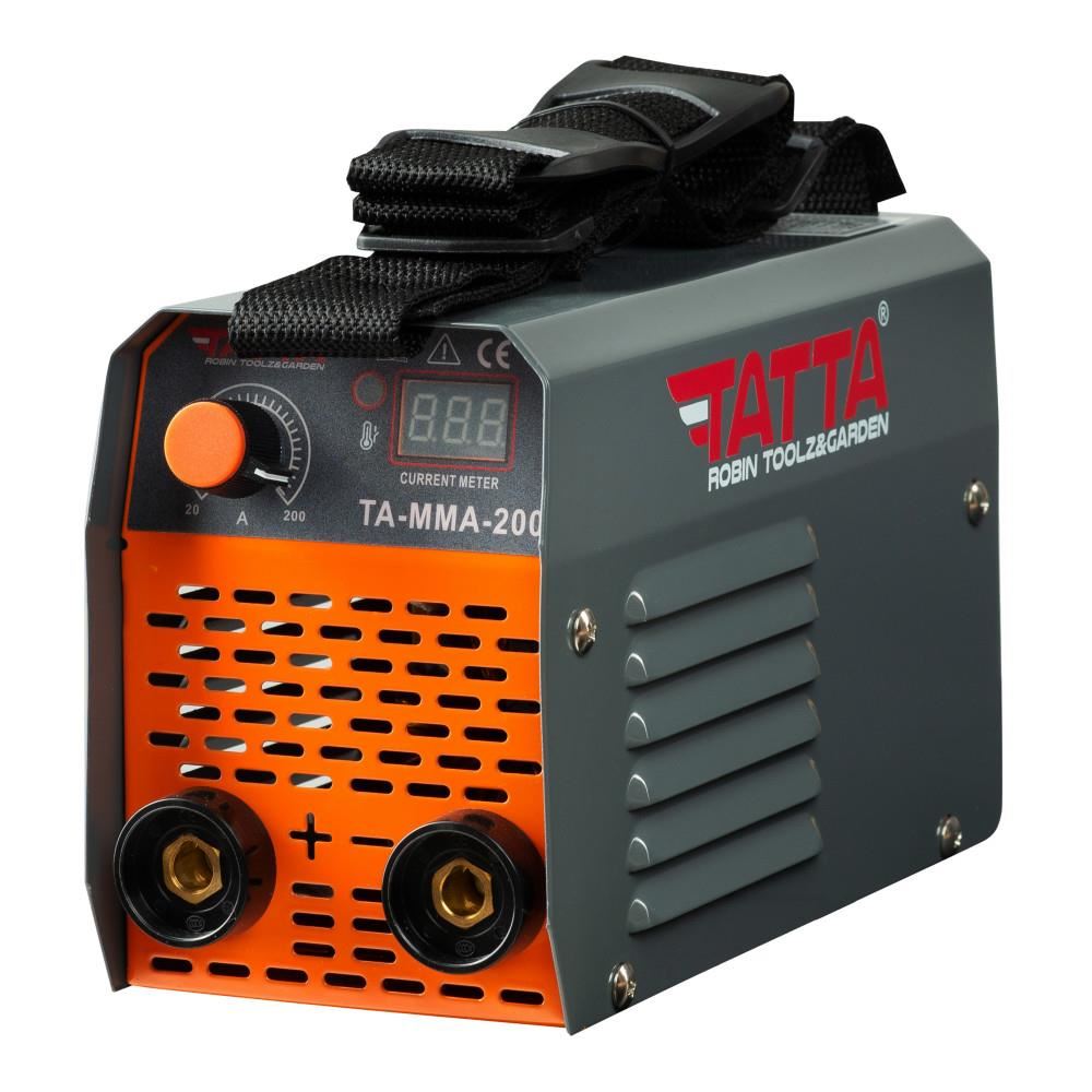 Aparat de sudura Tatta TA-MMA-200, putere absorbita 7.1 kVA, eficienta85%, electrod 1.6-3.2 mm, accesorii incluse