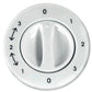 Ventilator Turn Hausberg HB-5950AB, 40-50W, 3 Moduri De Functionare, 3 Trepte, Alb