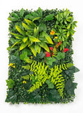 Panou Verde Decorativ din Plante Mixte Artificiale 60x40 cm Perete Verde Interior