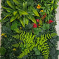Panou Verde Decorativ din Plante Mixte Artificiale 60x40 cm Perete Verde Interior
