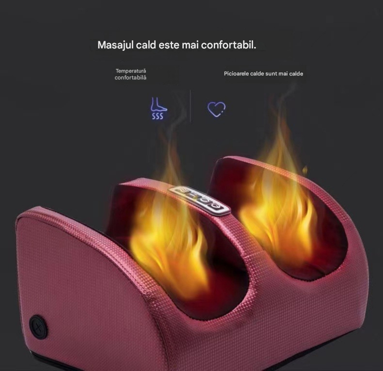 Aparat Electric Masaj Picioare Shiatsu – 4 Moduri + Funcție Încălzire