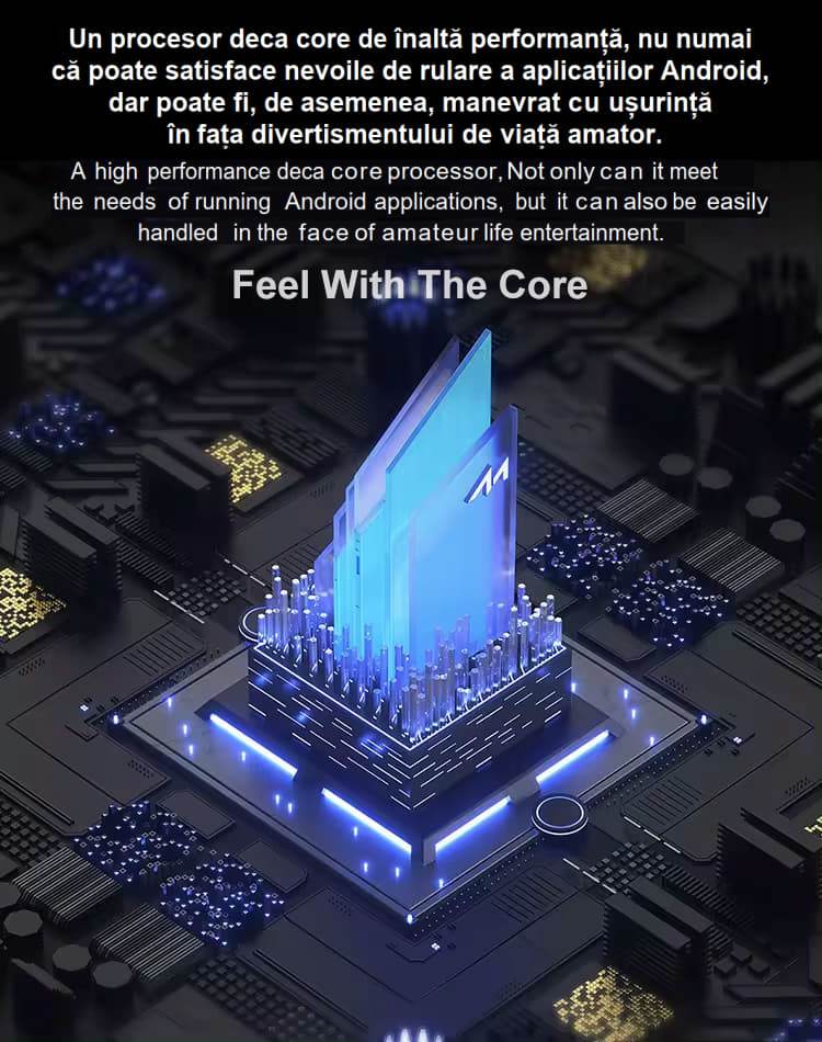 Tableta 10 inch Android, Procesor 10 nuclee, Baterie 7500mAh, 64GB ROM+4GB RAM, WiFi, Bluetooth, Camera dubla - Specializat.ro