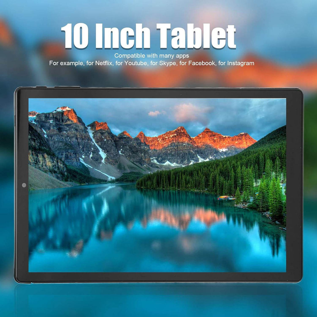 Tableta 10 inch, Android 12, 4GB RAM+64GB ROM, procesor 8-core, Dual SIM, slot SD CARD, WiFi, Bluetooth, Camera dubla, Baterie de 6000mAh - Specializat.ro