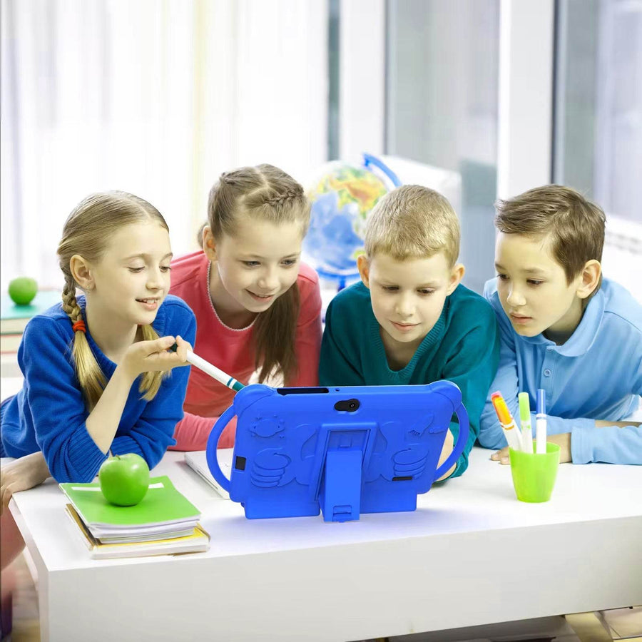 Tableta pentru copii Android WiFi de 7 inch, 4GB RAM, 32GB ROM, cu Husa de Protectie anti shock - Specializat.ro