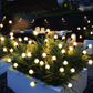 Set 2 Lampi Solare LED Decorative tip Licurici pentru Gradina – 8 Bulbi, Alb Cald 3000K