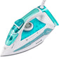 Fier de calcat Hausberg HB-7898AB, talpa ceramica, jet de abur 18g/min, Functie spray 2000-2300W, Alb/Albastru