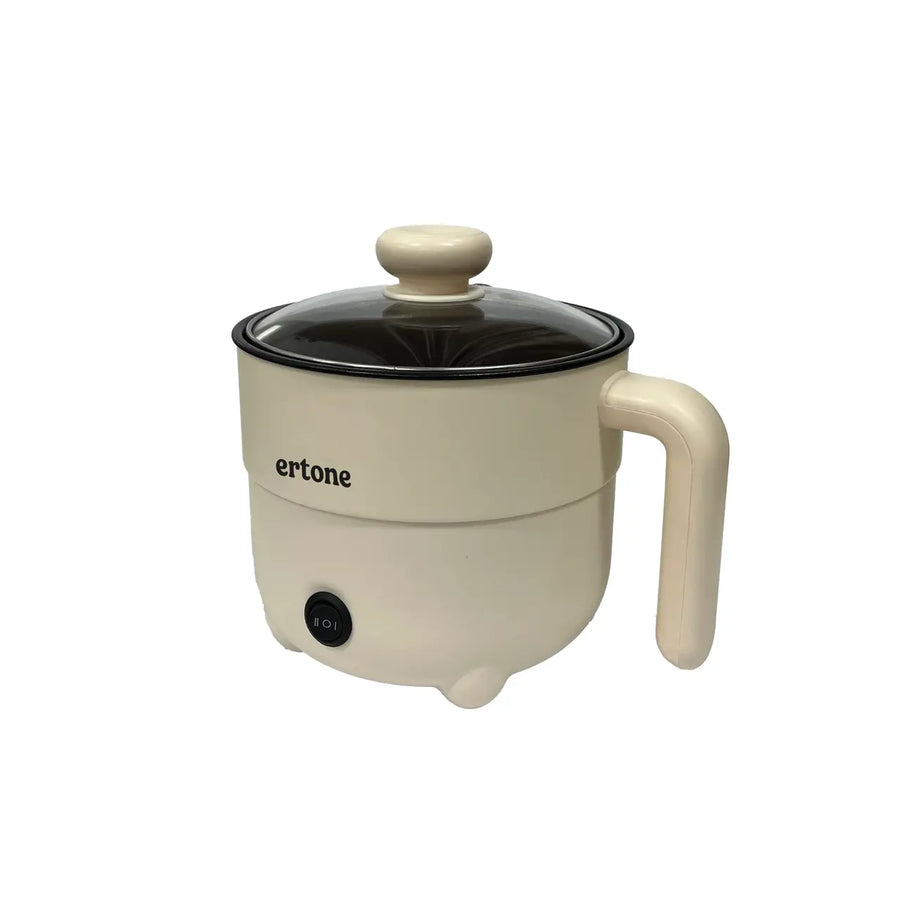 Oala electrica mini ERTONE ERT935BJ, 1.5L, 600W, antiaderenta, capac sticla