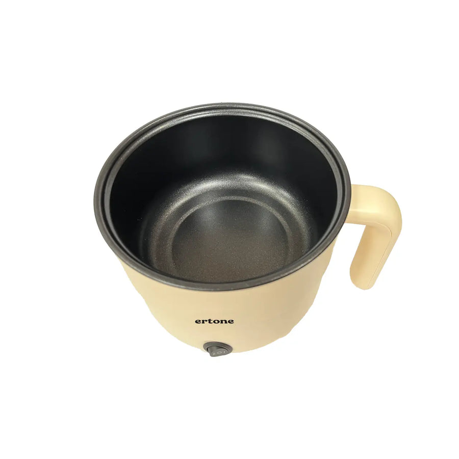 Oala electrica mini ERTONE ERT935BJ, 1.5L, 600W, antiaderenta, capac sticla