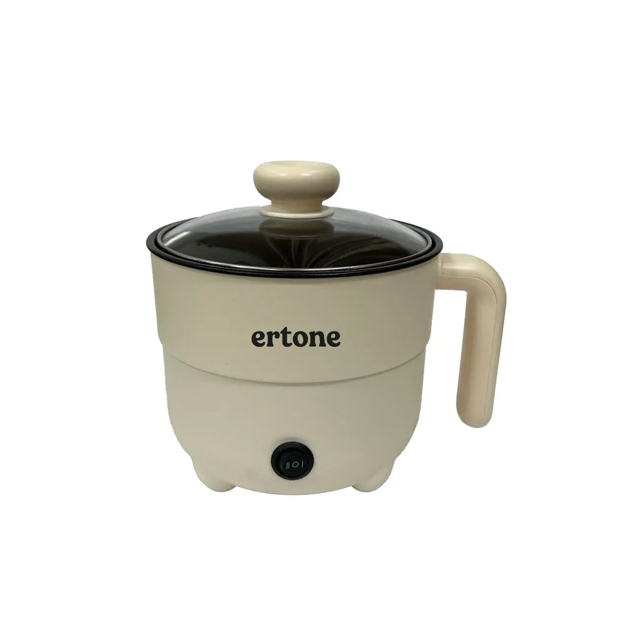 Oala electrica mini ERTONE ERT935BJ, 1.5L, 600W, antiaderenta, capac sticla