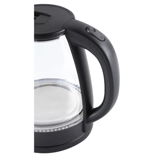 Cana electrica din sticla ERTONE ERT946, 1.8L, 1500W, iluminare LED, oprire automata