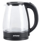 Cana electrica din sticla ERTONE ERT946, 1.8L, 1500W, iluminare LED, oprire automata