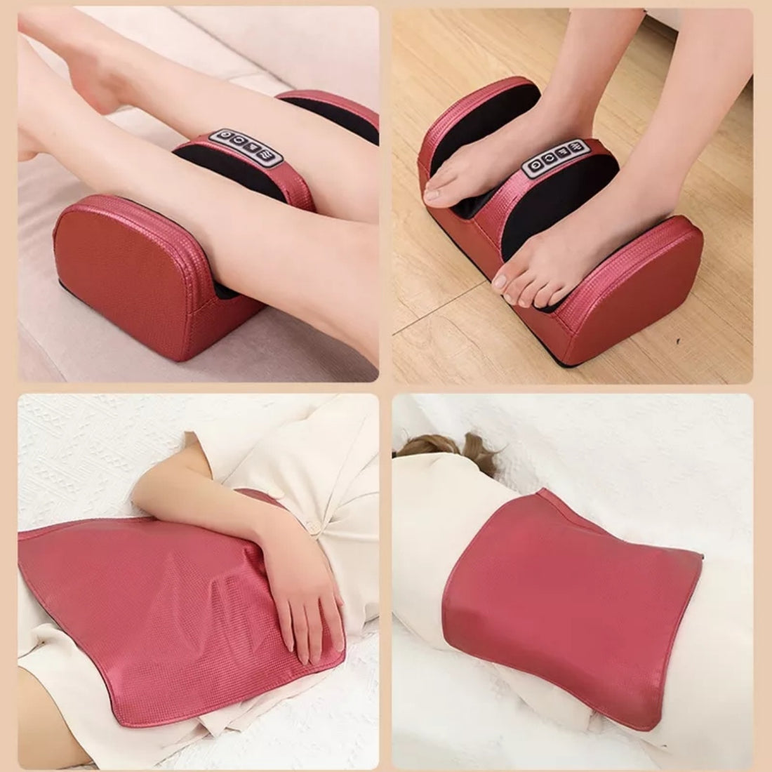 Aparat Electric Masaj Picioare Shiatsu – 4 Moduri + Funcție Încălzire