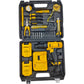 Set Bormaşină cu Acumulator în Valiză – 2 Baterii Li-Ion 48V + 30 Accesorii (Burghie, Biți, Chei) Galben