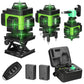 Nivel Laser 4D cu 16 Linii Verzi Autonivelare ±3° IP54 Trepied 100cm Inclus