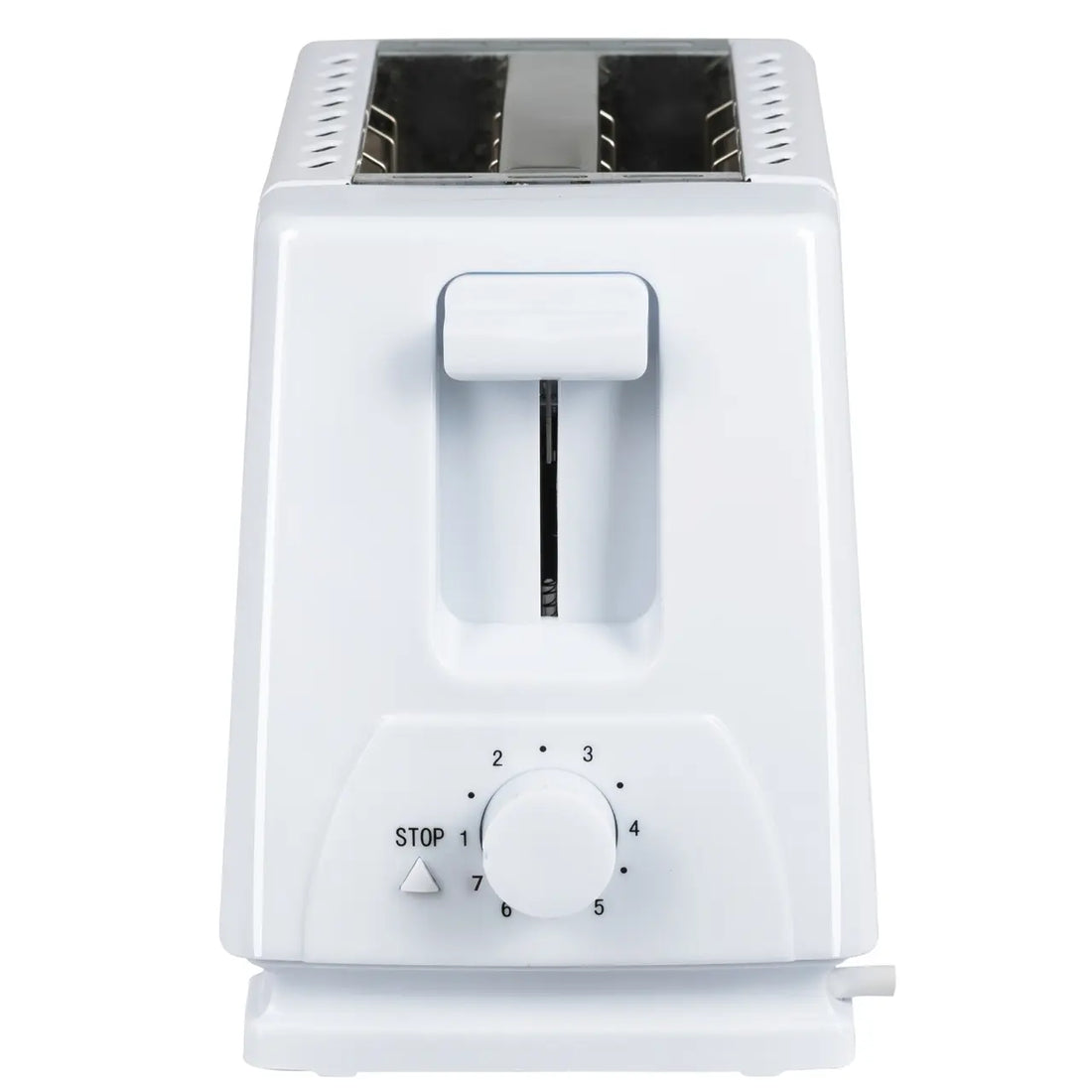 Prajitor de paine HAUSBERG HB-150AB, 750W, 7 setari, 2 felii, oprire automata, picioare anti-alunecare, Alb