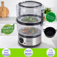 Aparat gatit cu aburi Hausberg HB-1350, 4.8L, 400W