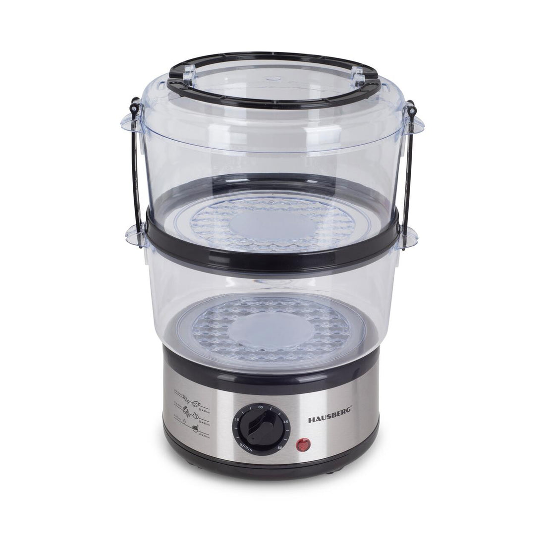 Aparat gatit cu aburi Hausberg HB-1350, 4.8L, 400W