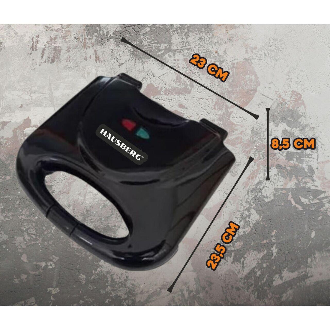 SANDWICH MAKER HB-3510 NEGRU, 700-800W