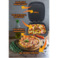 Aparat electric pentru pizza si grill HAUSBERG HB-3565, 1400-1700W, Placa deincalzire cu doua laturi, Termostat, Bachelina