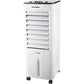 Racitor de aer portabil Hausberg HB-5963AB, 55–80W, rezervor 12L, 3 viteze, functie Turbo, oscilatie 60°, control mecanic, alb