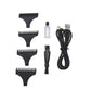 Masina de tuns digitala metalica reincarcabila Hausberg HB-70RTR 1200mAh 4 viteze USB Type-C
