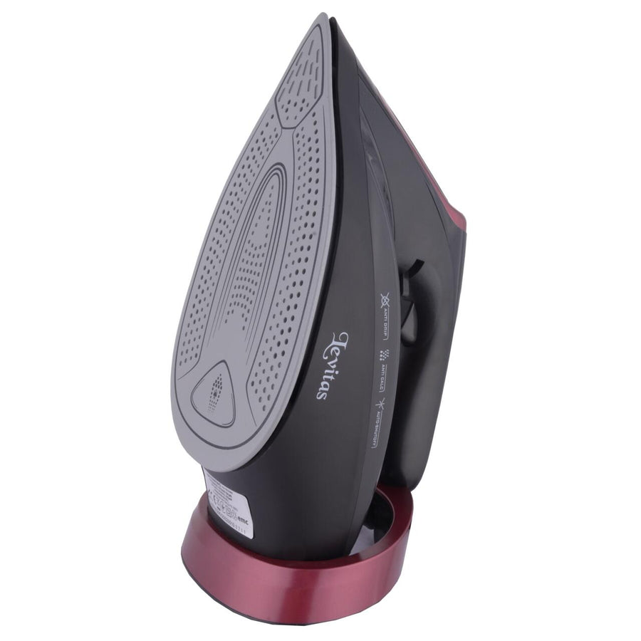 Fier de calcat cu abur Hausberg HB-7822MV, 2800W, Talpa ceramica, Abur vertical, Rezervor 300ml, Functie anticalcar, Oprire automata