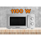 Cuptor cu microunde HAUSBERG HB-8008GR, 20 litri, intrare 1100 W, iesire 700 W, 5 nivele de putere, control mecanic, termostat, timer 35 minute, functie dezghetare, lumina interioara, semnal sonor de terminare a programului, Gri