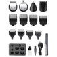Set de tuns 8 in 1 reincarcabil Hausberg HB-96GR Digital 600mAh USB Type-C