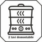 Aparat gatit cu aburi Hausberg HB-1350, 4.8L, 400W