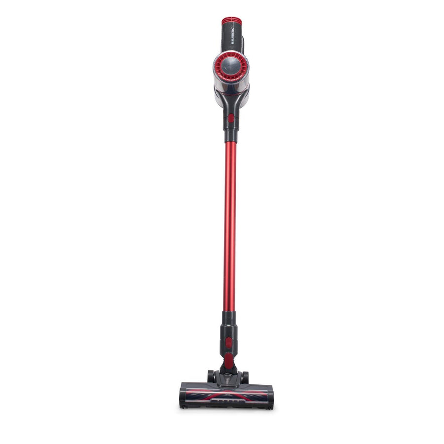 Aspirator vertical 2in1 HAUSBERG HB-2033GR, 900W, 0.7L, Rosu-Gri