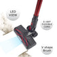 Aspirator vertical 2in1 HAUSBERG HB-2033GR, 900W, 0.7L, Rosu-Gri
