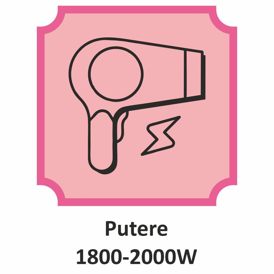 Uscator de par HAUSBERG HB-262GR, 2000W, 2 viteze, 4 trepte de incalzire, gri