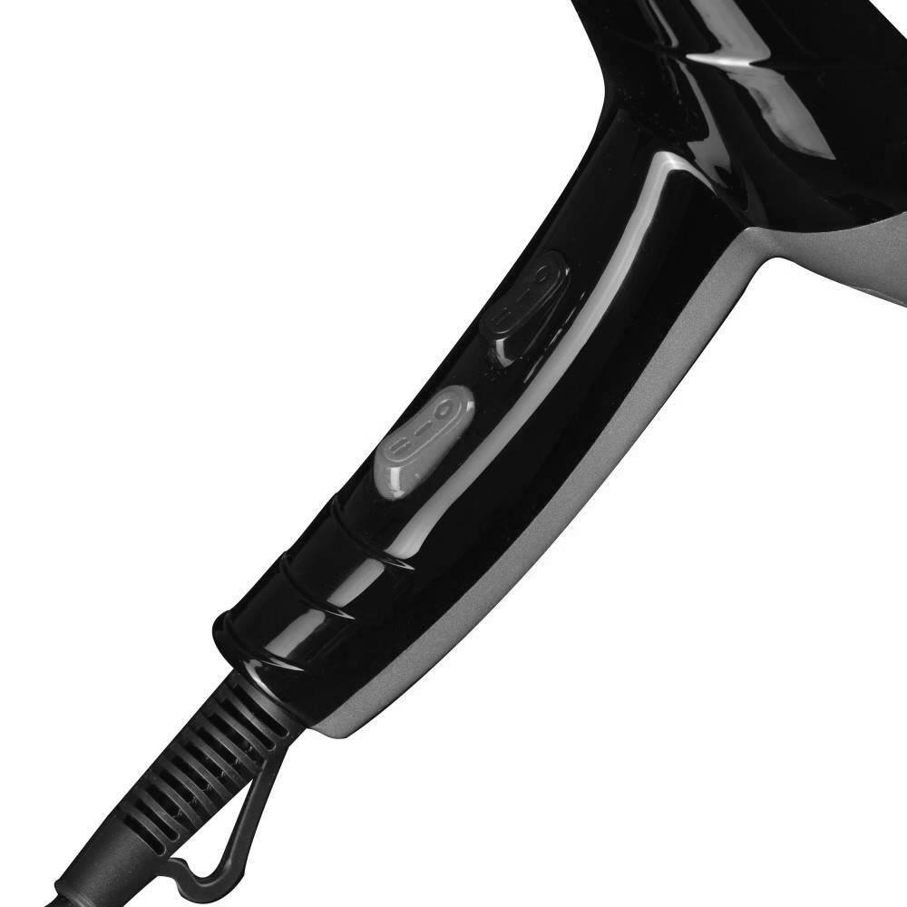 Uscator de par Hausberg HB-26GR, Putere 2000-2400W, 2 trepte de viteza, Negru-Gri