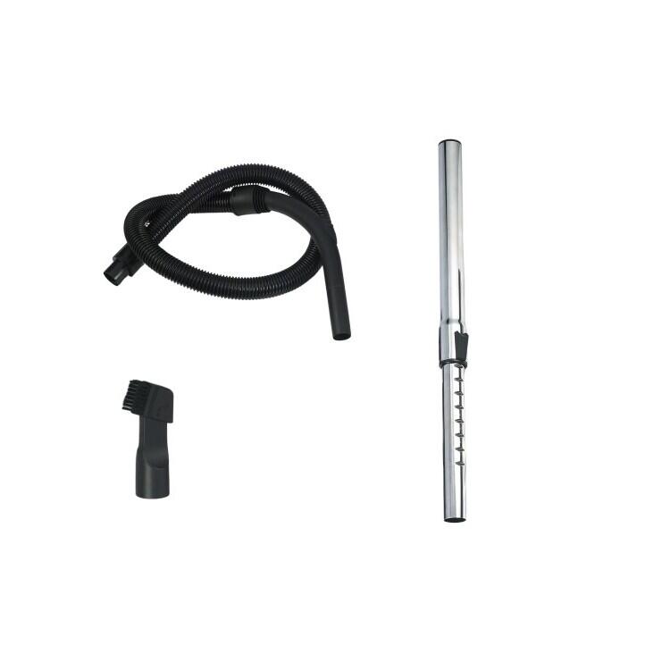 Aspirator fara sac Hausberg HB-2820RS, 2200 W, 4.5 litri, 85dB, filtru lavabil, sistem multi-ciclon, Negru/Rosu