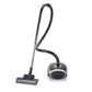 Aspirator Profesional cu sac Hausberg HB-2875NG, 2400 W, Nivel de zgomot 70dB, Capacitate 4L, Filtru De Aer Hepa Cu 5 Nivele, Lungime Cablu 5 M, Display Led, Furtun Rezistent, Negru/argintiu