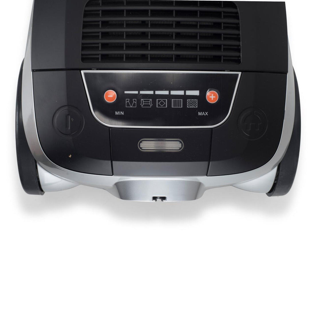 Aspirator Profesional cu sac Hausberg HB-2875NG, 2400 W, Nivel de zgomot 70dB, Capacitate 4L, Filtru De Aer Hepa Cu 5 Nivele, Lungime Cablu 5 M, Display Led, Furtun Rezistent, Negru/argintiu