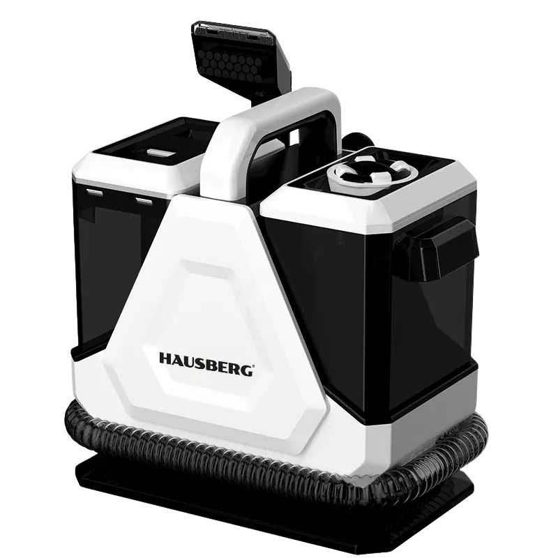 Aspirator cu spalare umed/uscat pentru covoare, canapea si tapiterie HAUSBERG HB-2898AB,800 W, rezervor dublu apa, accesorii incluse