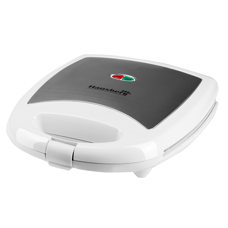 Aparat pentru biscuiti Hausberg HB-3563AB, 1100 W - 1300 W, argintiu/ALB