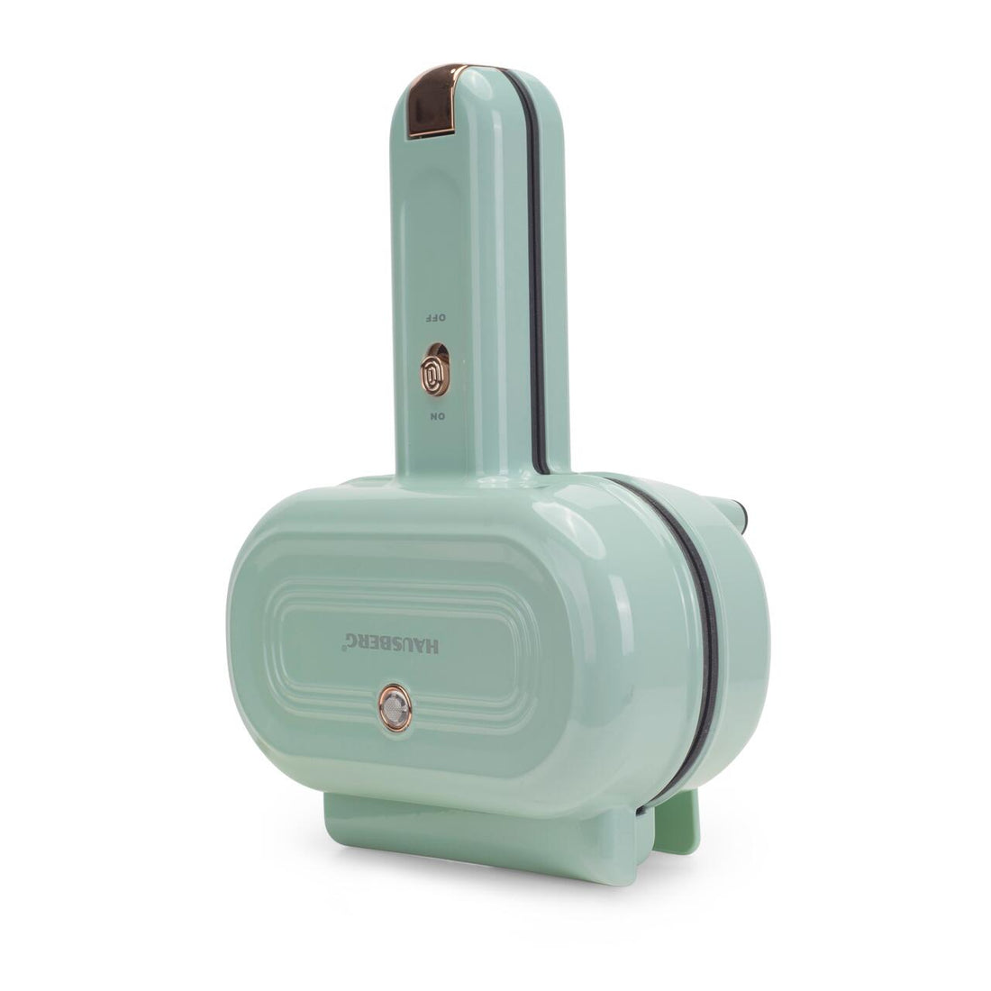 Aparat electric pentru placinta HAUSBERG HB-3564, 550-650W, Placa de incalzire cu doua laturi, Termostat, Adancime 13cm, Bachelita