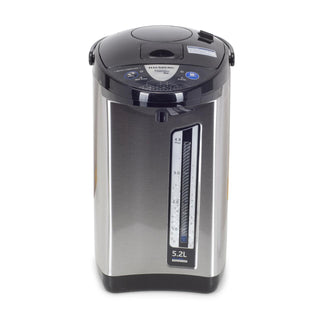 Fierbator electric si Termos HAUSBERG HB-3645IN, 750-900W, 220-240V, 5,2L, Mentinerea calda a lichidelor, Indicator al nivelului apei, Protectie impotriva incalzirii, Thermo Pot, Inox