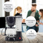 Filtru de cafea Hausberg HB-3650, 600 ml, 650 - 800 W, Negru