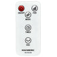 Ventilator turn Hausberg HB-5952AB, 55W, 38 inch, 3 viteze, temporizator 24h, LED, oscilatie, telecomanda, alb