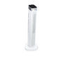 Ventilator turn digital Hausberg HB-5953AB, 55W, 41 inch, 3 viteze, 3 moduri, temporizator 24h, LED, oscilatie, telecomanda, difuzor parfum, alb