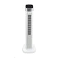 Ventilator turn digital Hausberg HB-5953AB, 55W, 41 inch, 3 viteze, 3 moduri, temporizator 24h, LED, oscilatie, telecomanda, difuzor parfum, alb