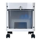 Ventilator cu racire si umidificare Hausberg HB-5955, 3 viteze, temporizator 12h, rezervor 4L, telecomanda, alb