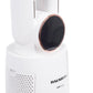 Ventilator turn digital Hausberg HB-5957AB, 65W, 12 viteze, 4 programe, ionizare negativa, temporizator 12h, oscilatie 40°, LED, telecomanda, alb