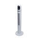 Ventilator turn digital Hausberg HB-5958AB, 55W, 45 inch, 3 viteze, temporizator 24h, LED, oscilatie, telecomanda, alb
