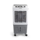 Racitor de aer portabil Hausberg HB-5961AB, 75W, rezervor 20L, 3 viteze, control mecanic, 2 cutii gheata, alb